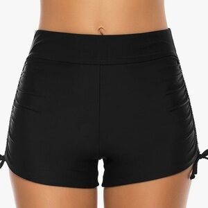 Women's Swim Shorts High Waisted Bathing Suit Boy Shorts